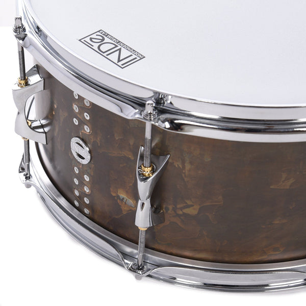 INDe Drum Lab 6.5x14 Kalamazoo Series Oxidized Bronze Snare Drum