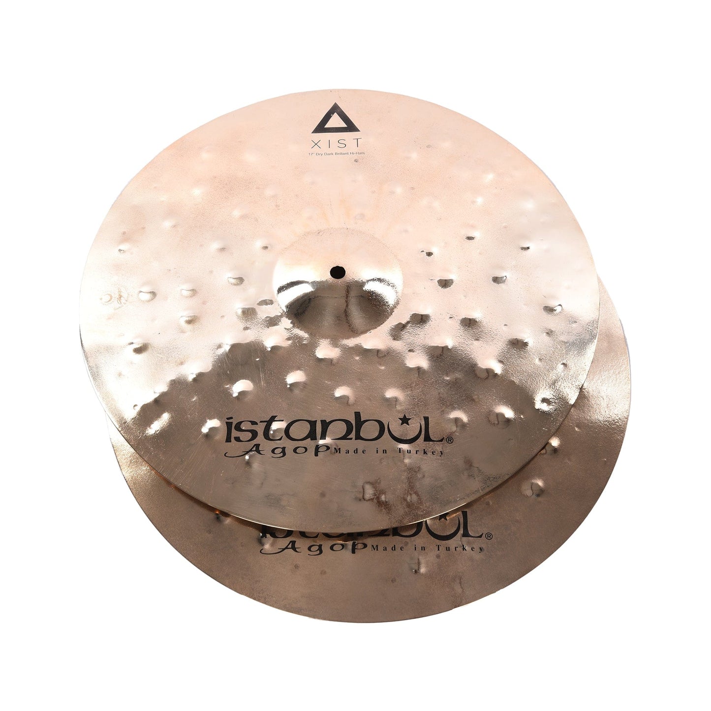 Istanbul Agop 17" Xist Dry Dark Brilliant Hi-Hat Pair Drums and Percussion / Cymbals / Hi-Hats