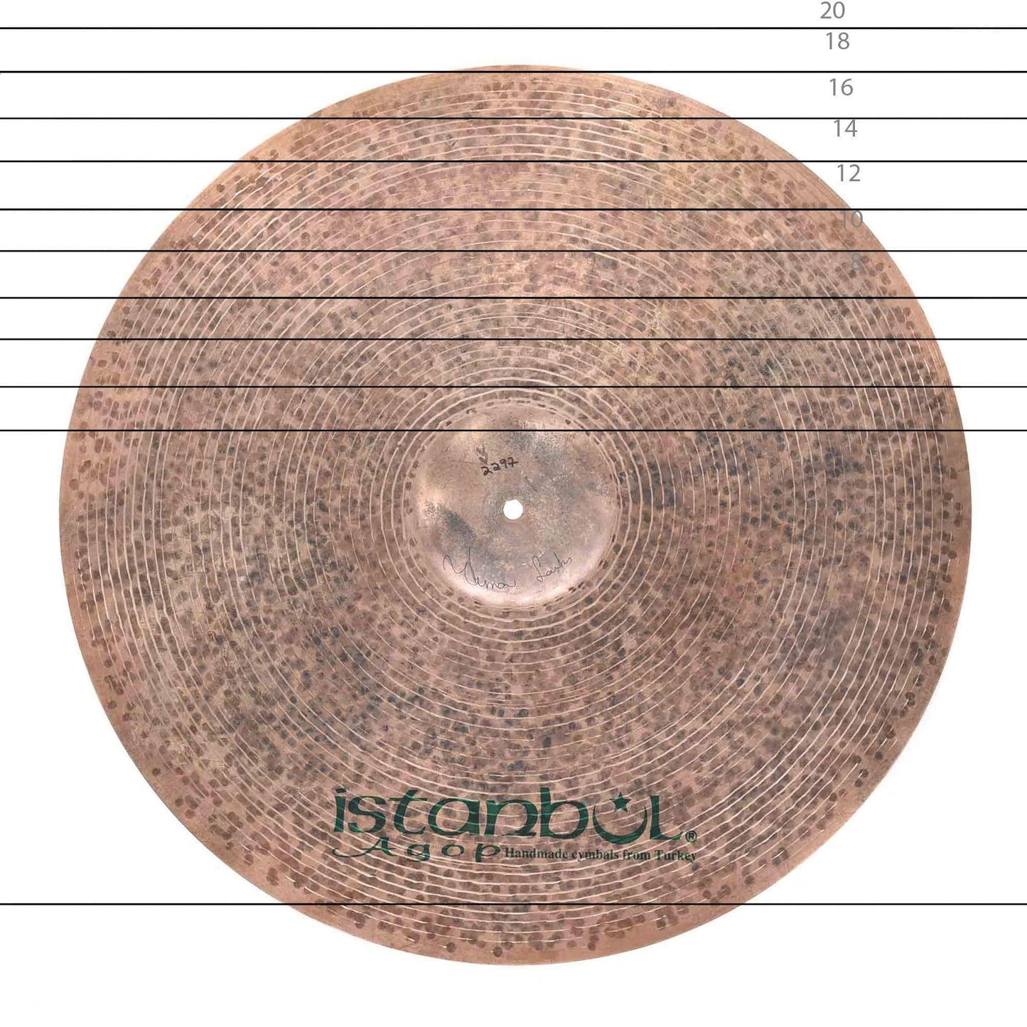 Istanbul Agop 23" Signature Ride Cymbal Drums and Percussion / Cymbals / Ride
