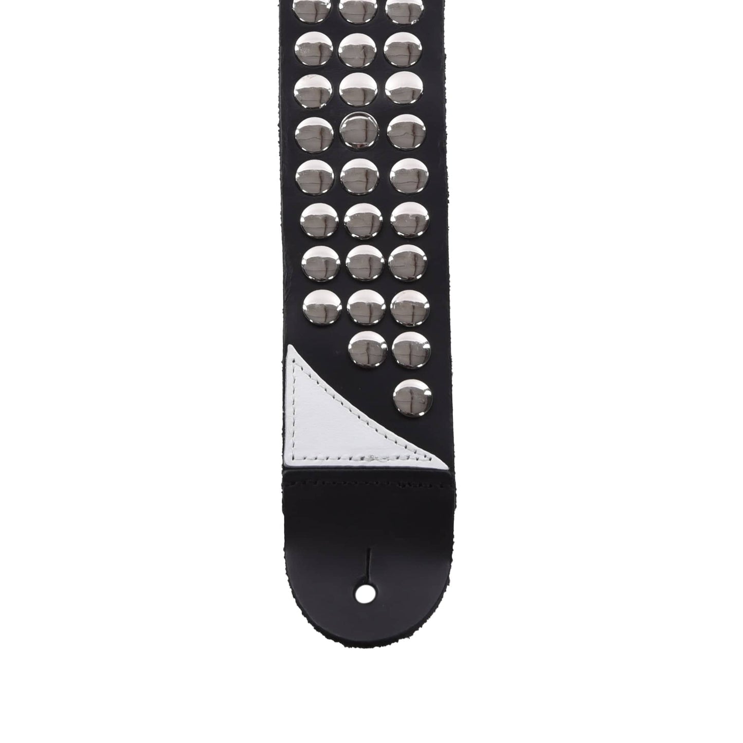 Jackson Stud Leather Strap, Black, 2.5" Accessories / Straps