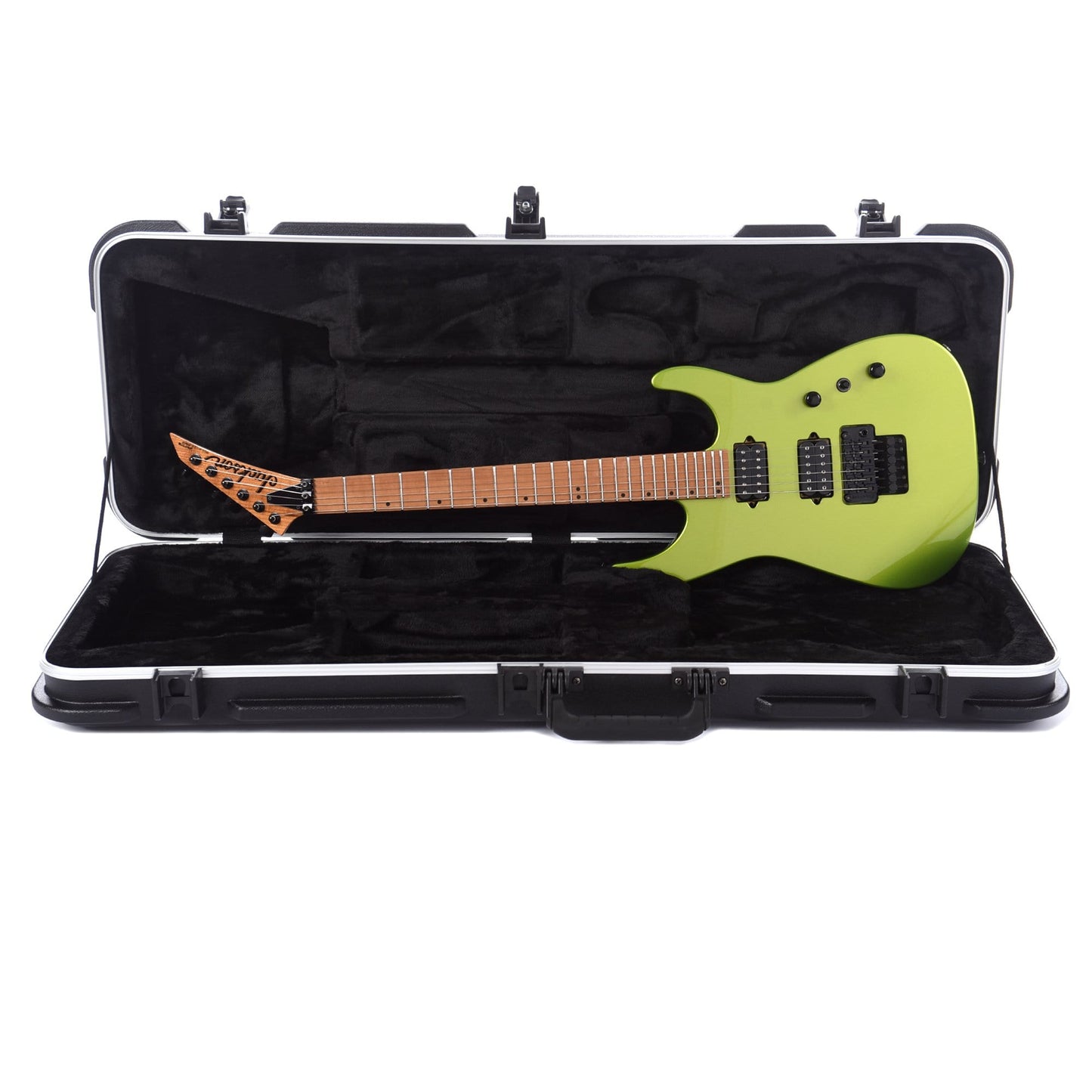 Jackson Custom Shop "CME Spec" Dinky 2H FR Lime Green Metallic w/Roasted Neck & DiMarzio D Activators Electric Guitars / Solid Body