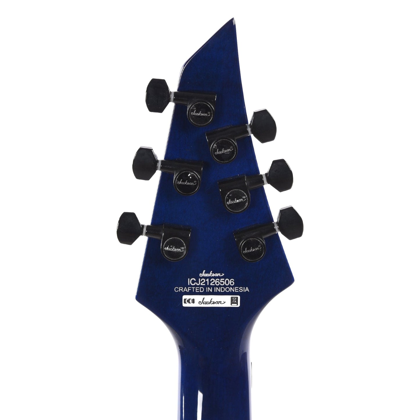 Jackson Pro Series Signature Chris Broderick Soloist 6P Transparent Blue Electric Guitars / Solid Body