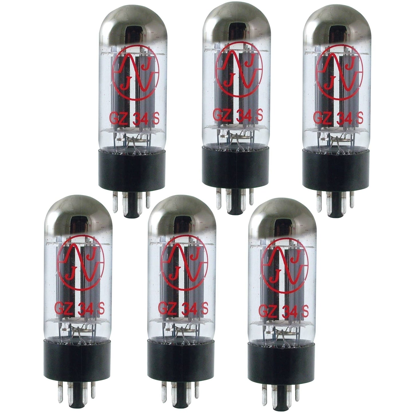 JJ 5AR4/GZ34 Rectifier Tube 6 Pack Bundle Parts / Amp Parts