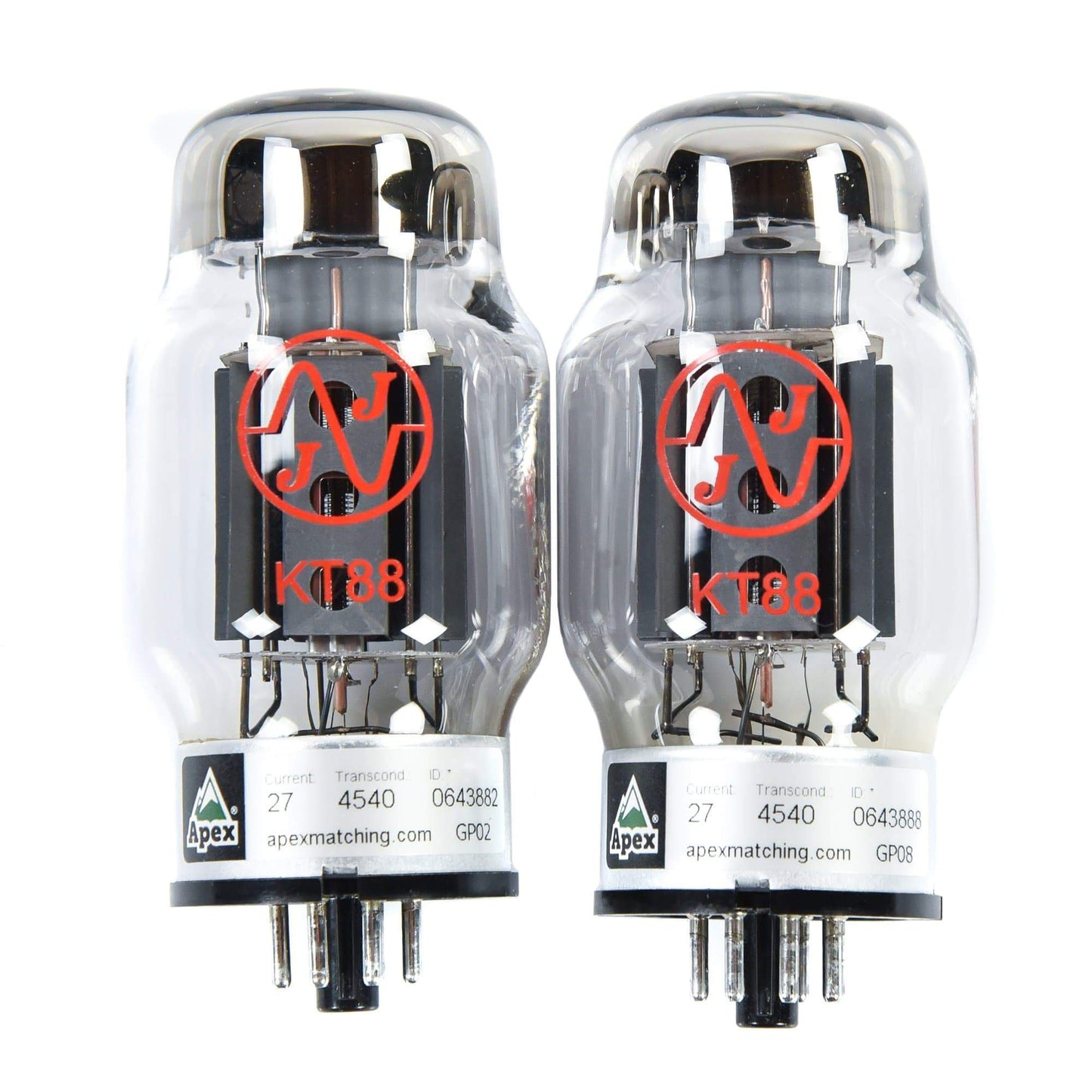 JJ KT88 Power Tube Apex Matched Pair Parts / Tubes