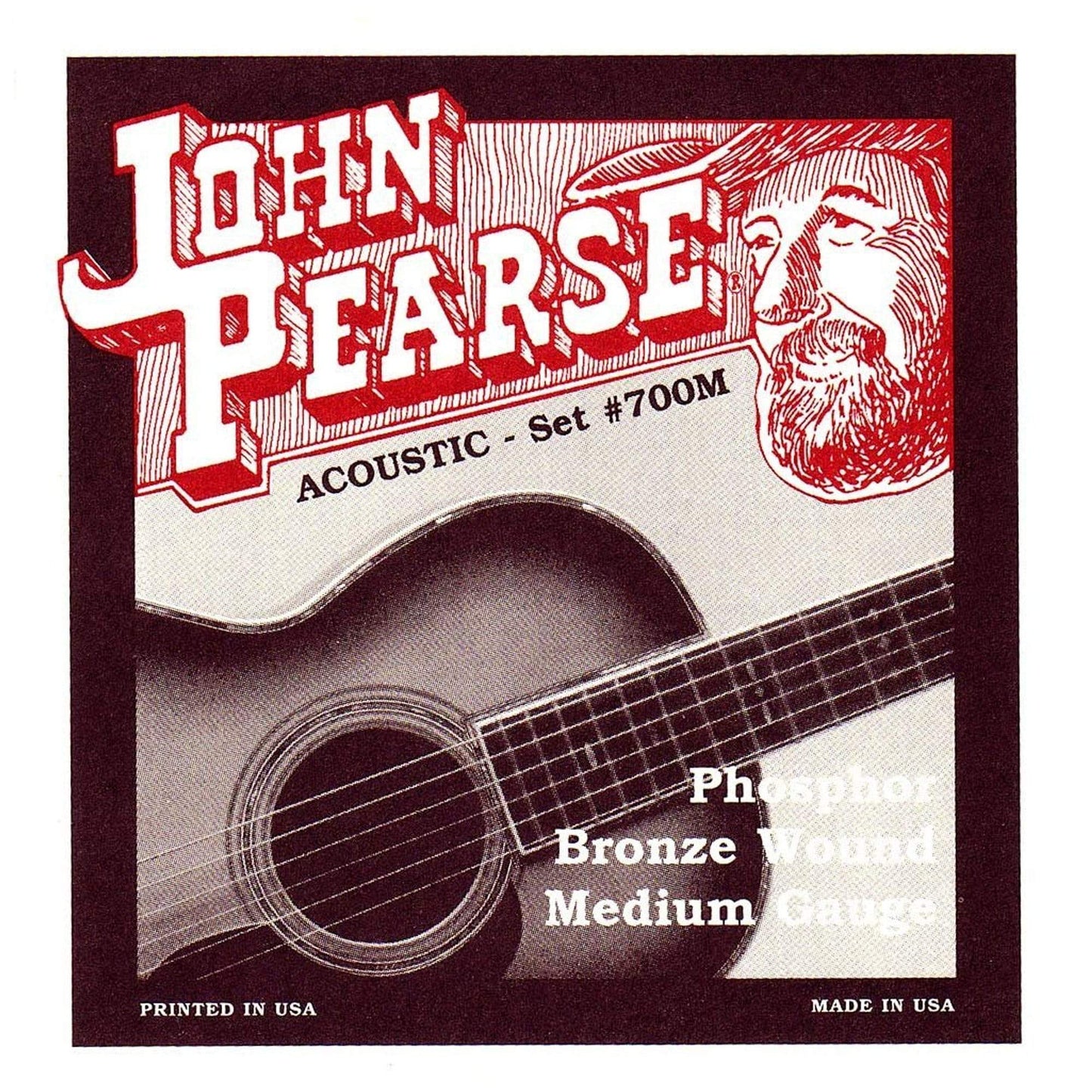 John Pearse Acoustic Strings Phosphor Bronze Medium 13-56 (12 Pack Bundle) Accessories / Strings / Guitar Strings