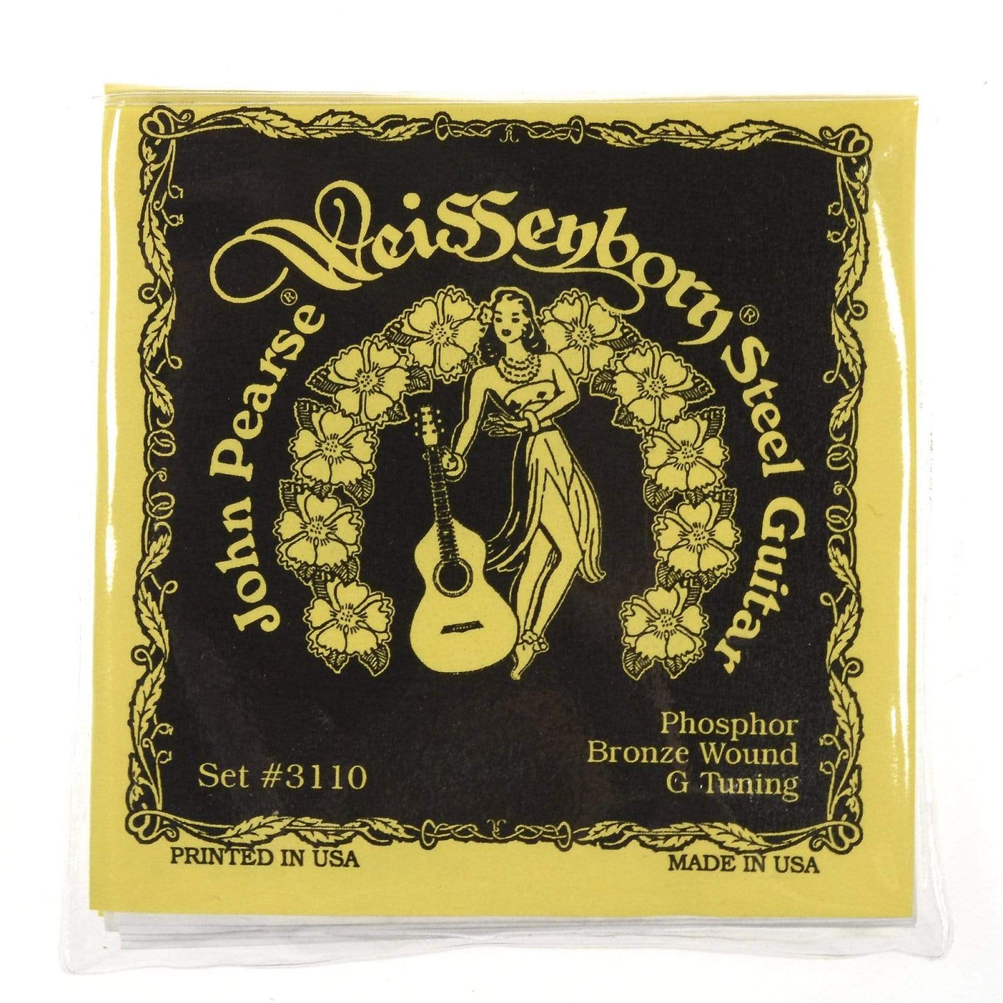 John Pearse Weissenborn Strings Phosphor Bronze G Tuning Heavy 17-62 Accessories / Strings / Guitar Strings