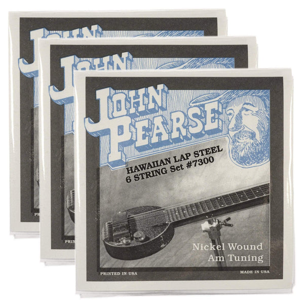John Pearse Hawaiian Lap Steel Strings Pure Nickel Am Tuning 1654 3 P