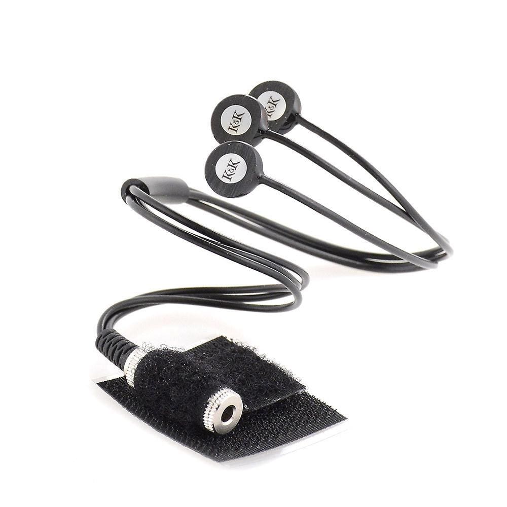 K&K Pure Mini Acoustic Pickup w/Micarta Ivory Vintage Jack Parts / Acoustic Pickups