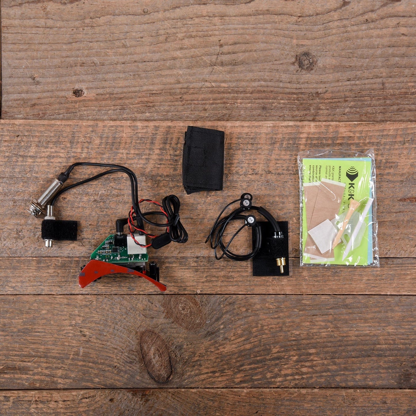 K&K UltraPure Mini Active Bridge Plate Acoustic Steel String Pickup Parts / Acoustic Pickups
