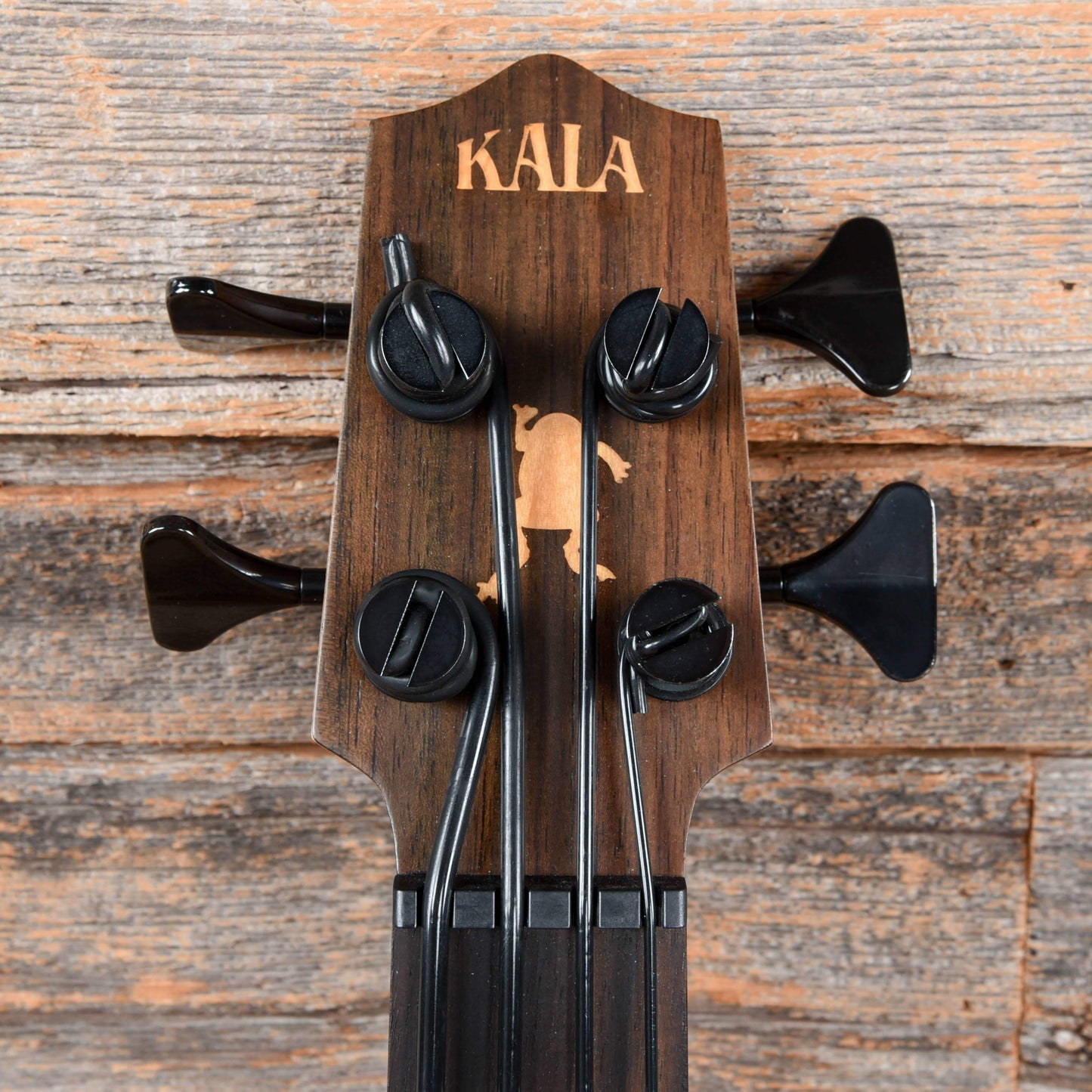 Kala EM-FS Exotic Mahogany Fretted U-Bass Natural 2016 Bass Guitars / Short Scale
