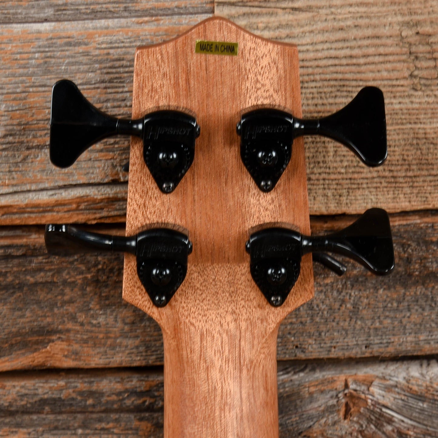 Kala UBASS-EBY-FS U-Bass Striped Ebony Fretted Ukulele Bass Natural Bass Guitars / Short Scale