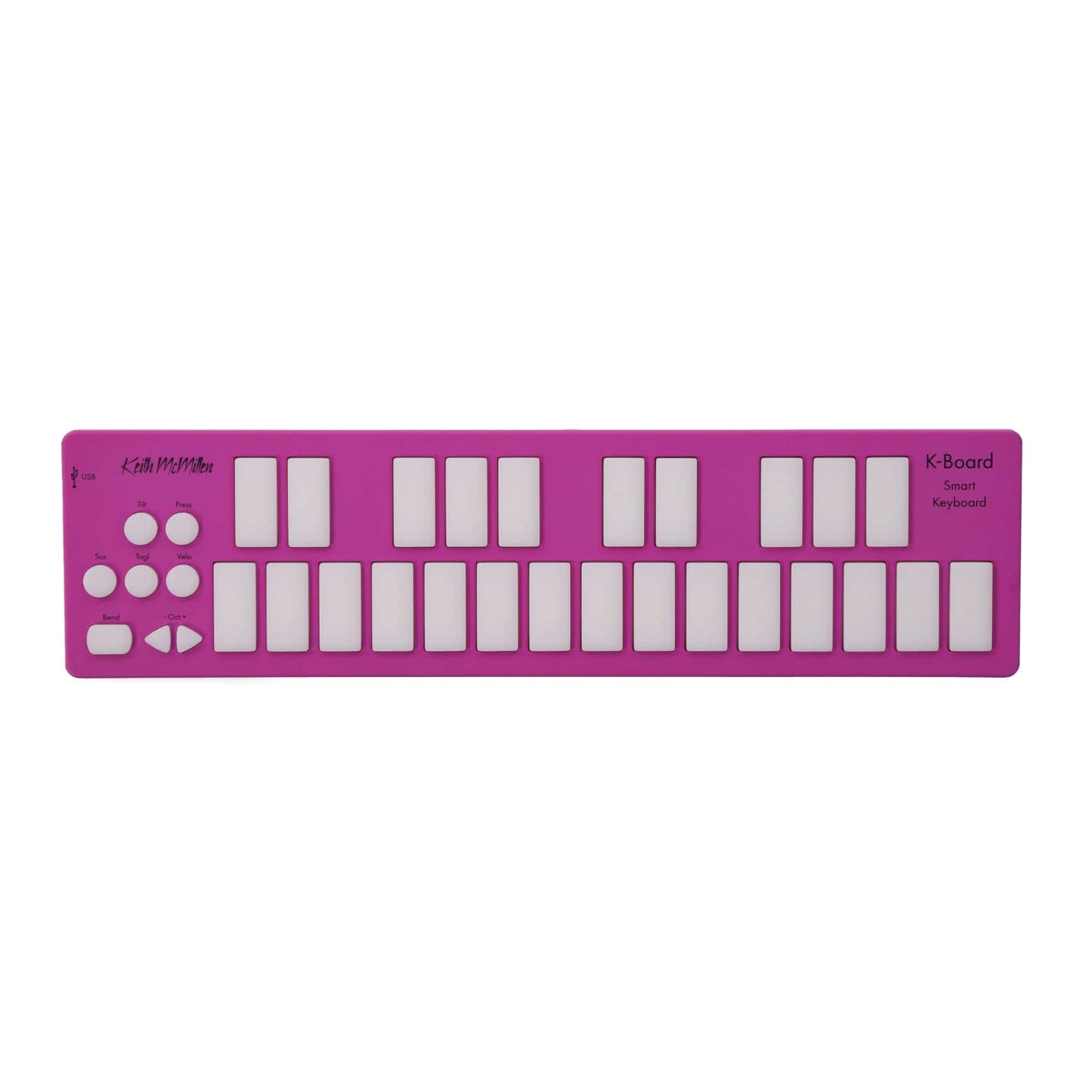 Keith McMillen K-Board USB MIDI Mini Keyboard Controller Orchid Keyboards and Synths / Controllers