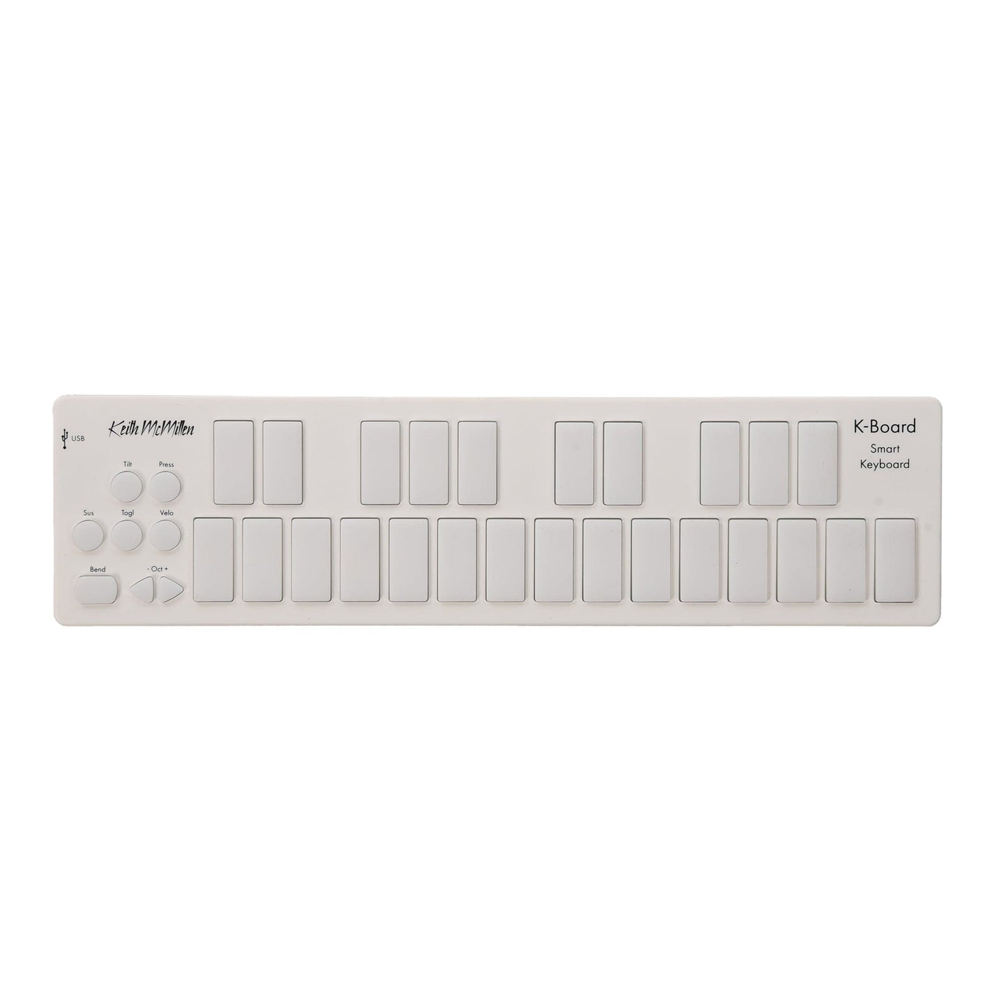 Keith McMillen K-Board USB MIDI Mini Keyboard Controller Snow Keyboards and Synths / Controllers