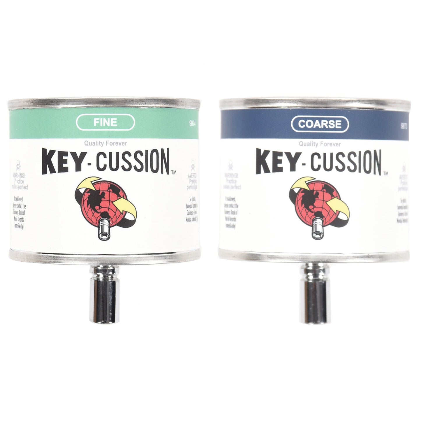 KeyCussion Fine & Course Shaker Set (2 Pack Bundle) Drums and Percussion / Auxiliary Percussion