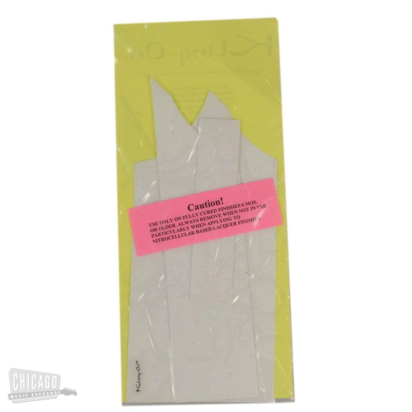 Kling-On SS-3P-C Static Cling 3-Piece Classical Pickguard Clear Parts / Pickguards