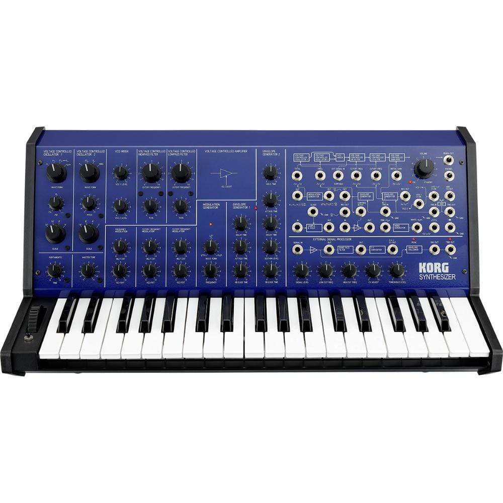 Korg MS-20 FS Full-size MS-20 Synthesizer Blue Keyboards and Synths / Synths / Analog Synths