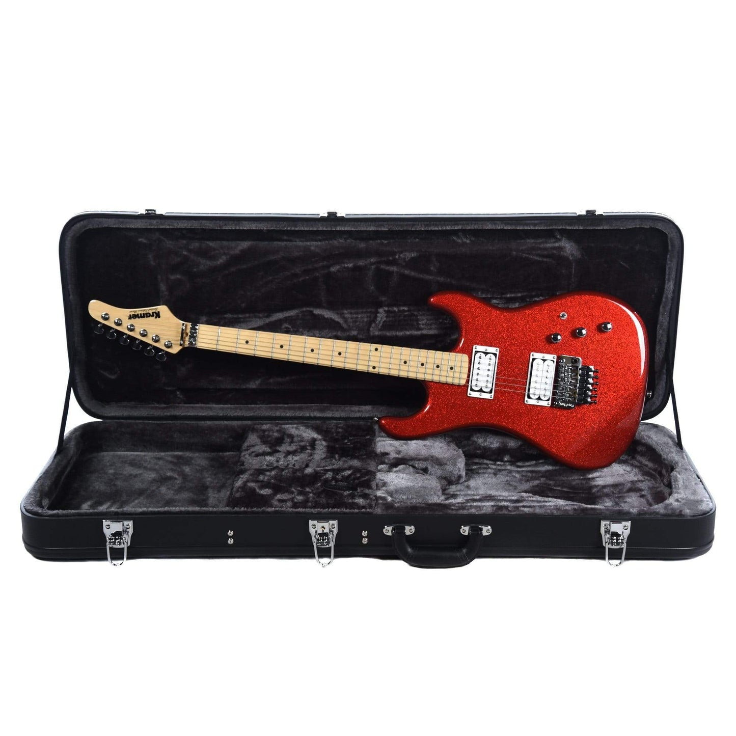 Kramer Pacer Vintage Candy Red Metal Flake Electric Guitars / Solid Body