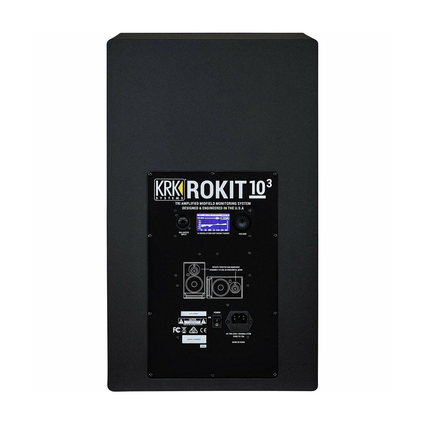 KRK Rokit 10-3 10" 3-Way Studio Monitor Black Pro Audio / Speakers / Studio Monitors