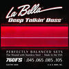 La Bella 760FSS Deep Talkin Bass Stainless Steel Flat Wound Short Scale 45-105 Accessories / Strings / Bass Strings