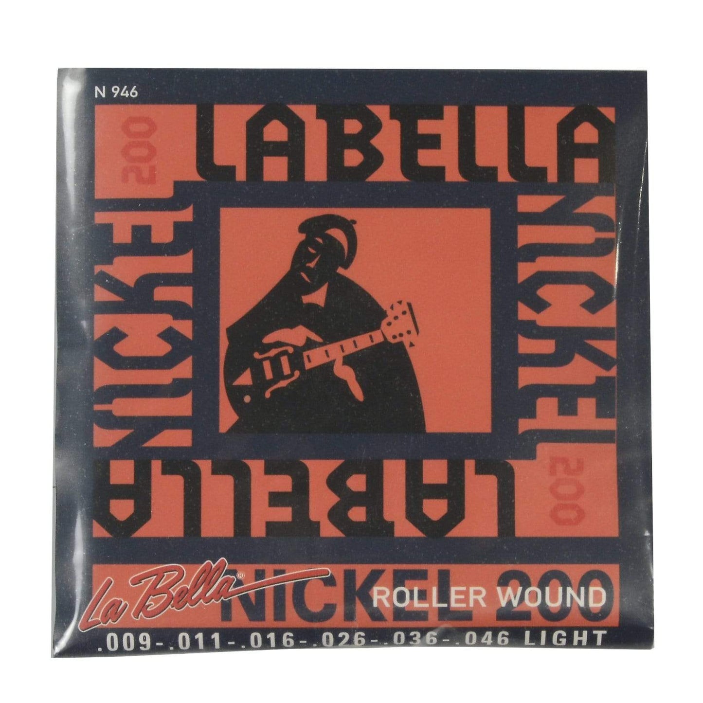 La Bella N946 Electric Guitar Nickel Roller Wound Strings Lite 9-46 Accessories / Strings / Guitar Strings