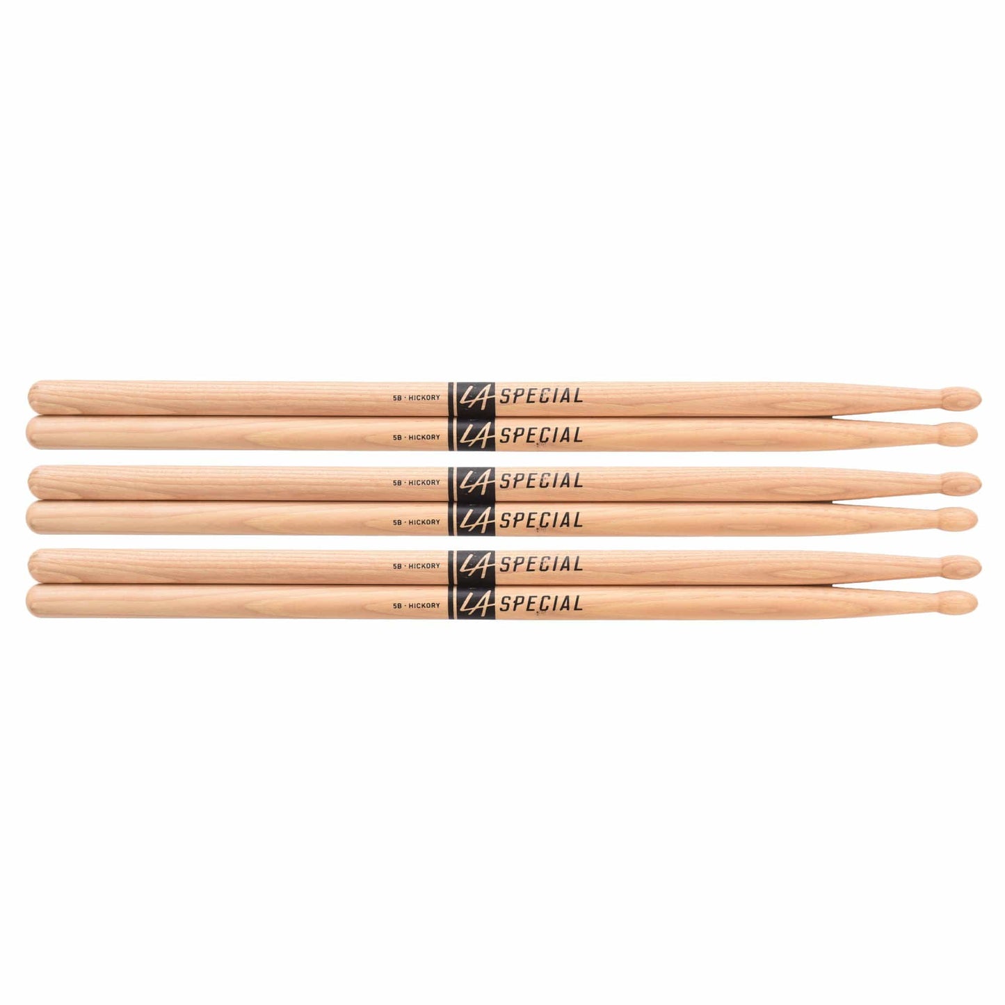 Promark LA Special 5B Wood Tip Drum Sticks (3 Pair Bundle) Drums and Percussion / Parts and Accessories / Drum Sticks and Mallets