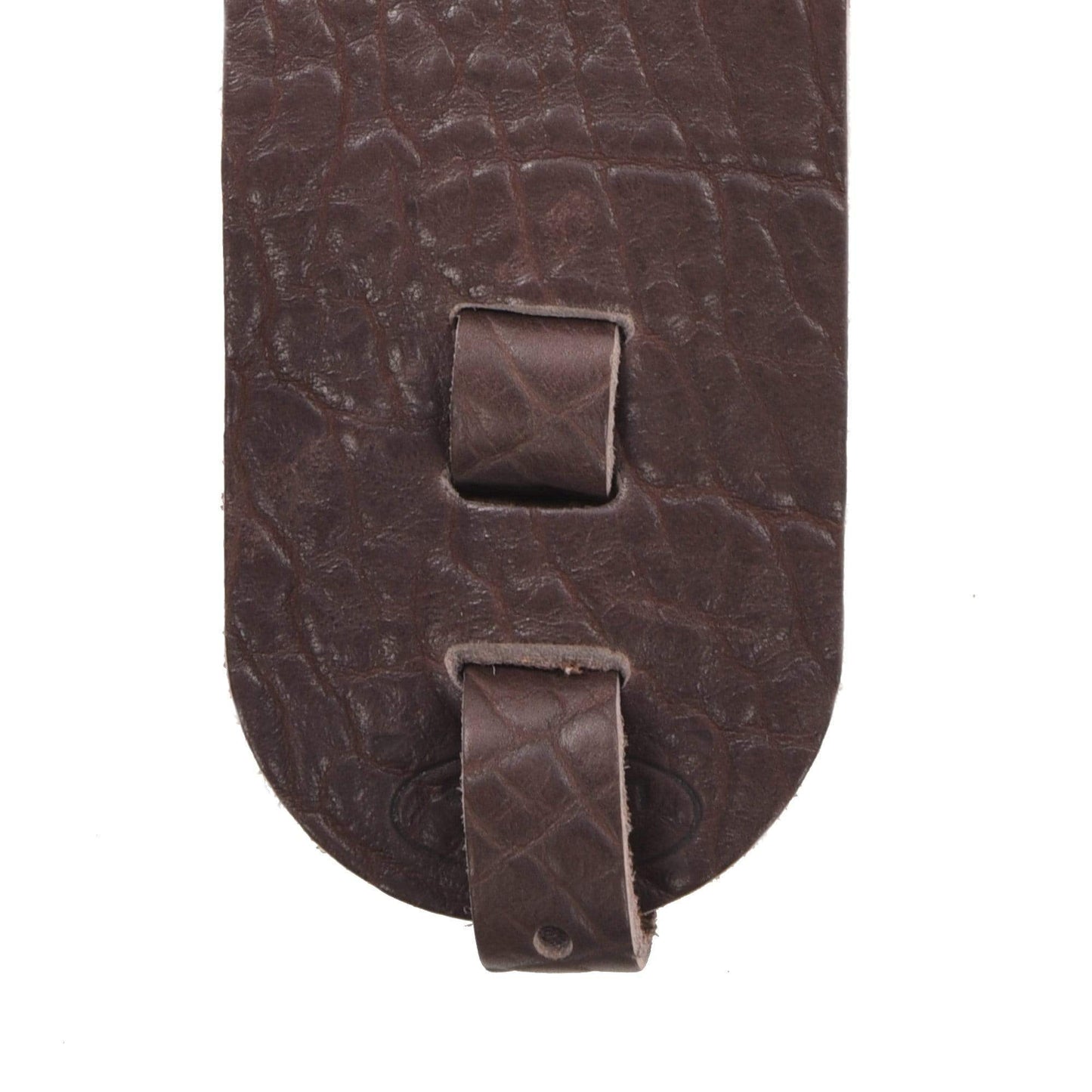 Lakota Leathers Banjo Non-Cradle Strap 3" Mahogany Accessories / Straps