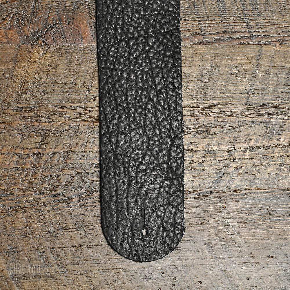Lakota Leathers Guitar Strap 3 Inch Black Accessories / Straps