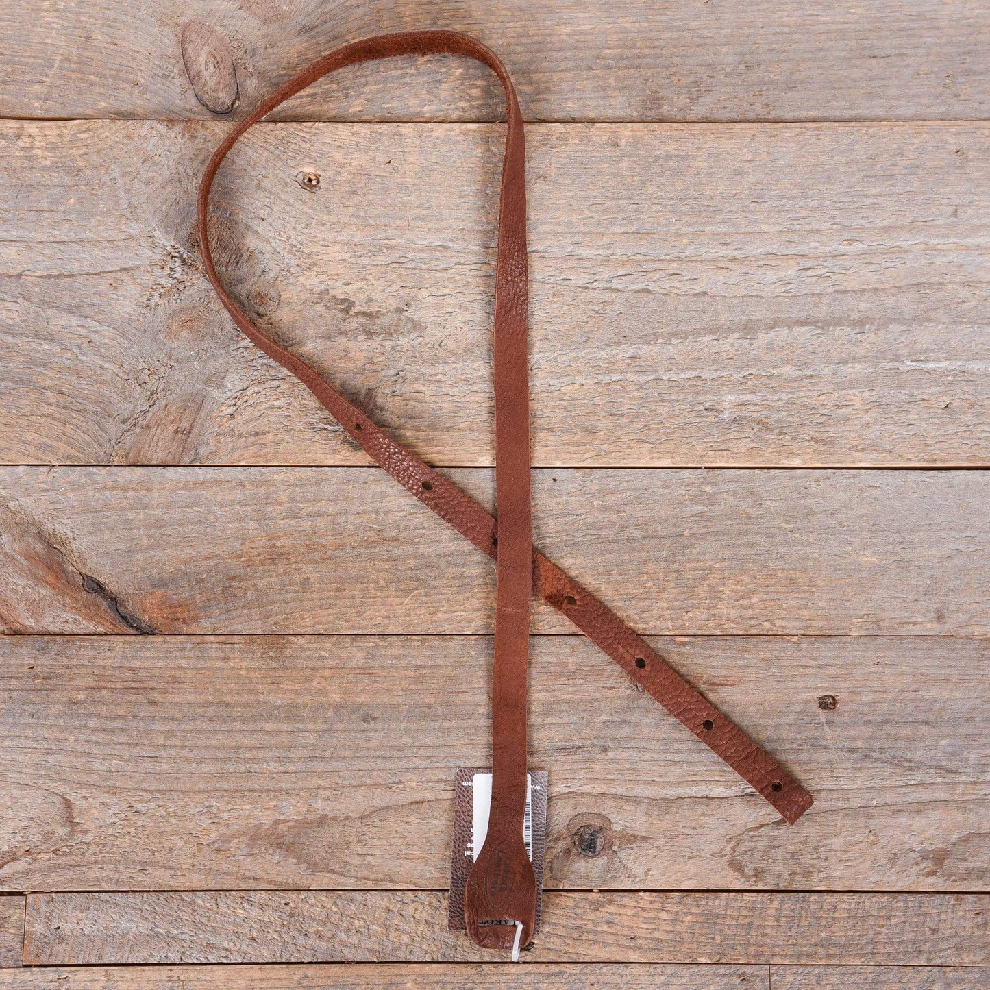 Lakota Leathers Mandolin Non-Braided Strap 48" Mahogany Accessories / Straps