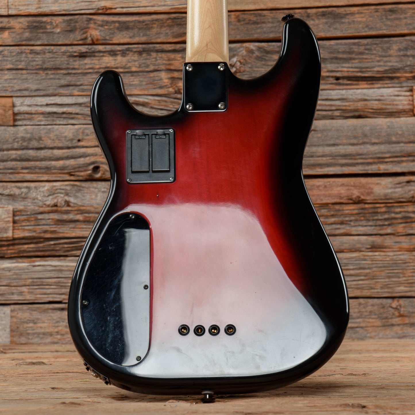 Landing Short Scale Fretless Bass Red Burst Sunburst Bass Guitars / Short Scale