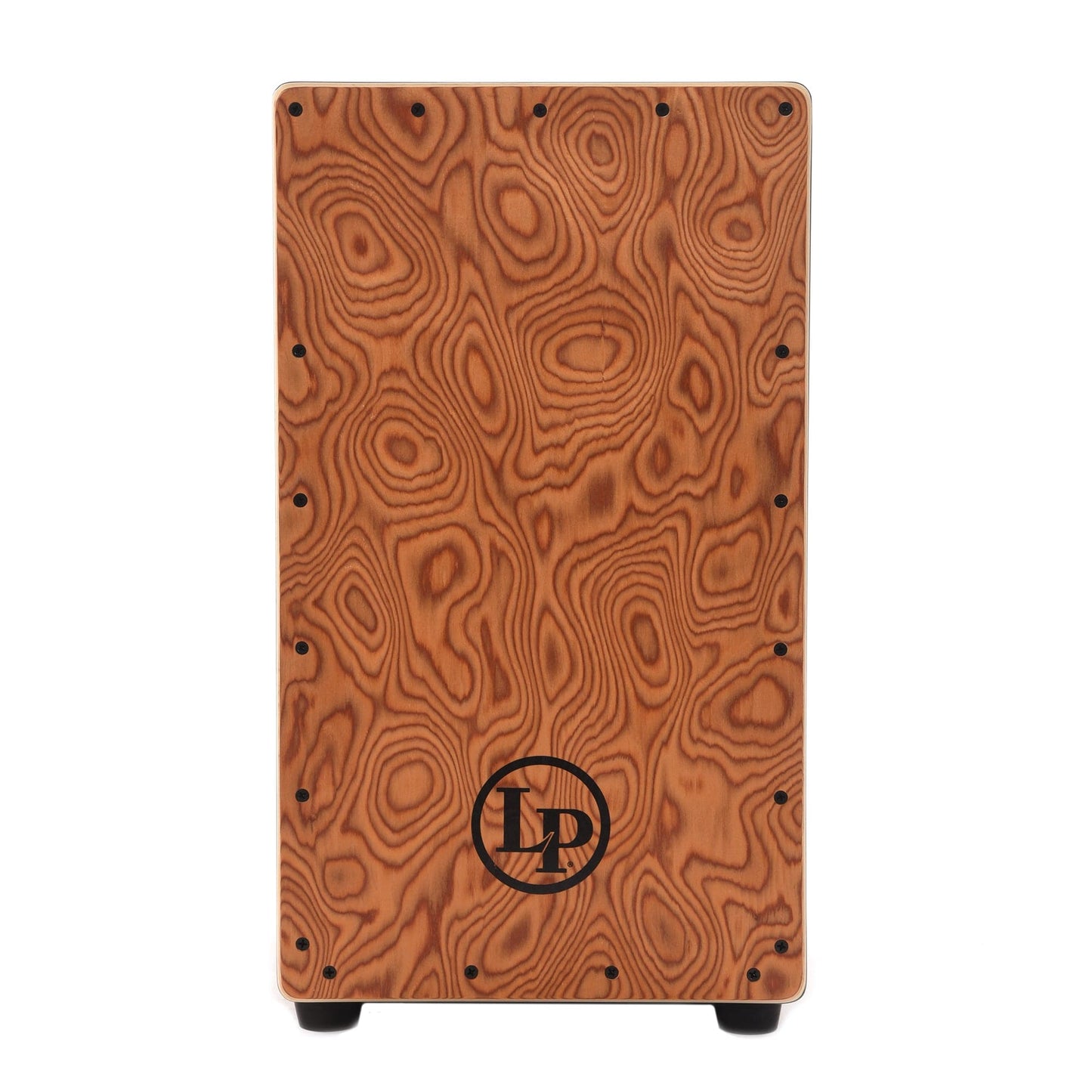 LP Black Box Cajon Black w/Figured Cerise Faceplate & Bag Drums and Percussion / Hand Drums / Cajons
