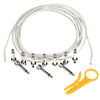 Lava Cable Tightrope Solder-Free Pedal Board Kit 10' White Accessories / Cables