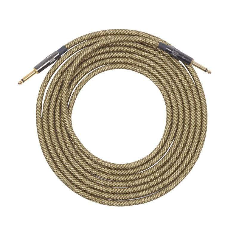 Lava Vintage Tweed 1/4 Inch Instrument Cable 15' Straight-Straight Accessories / Cables