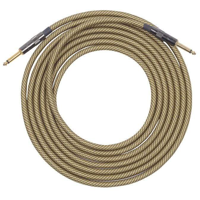 Lava Vintage Tweed Instrument Cable 20' Straight-Straight Accessories / Cables