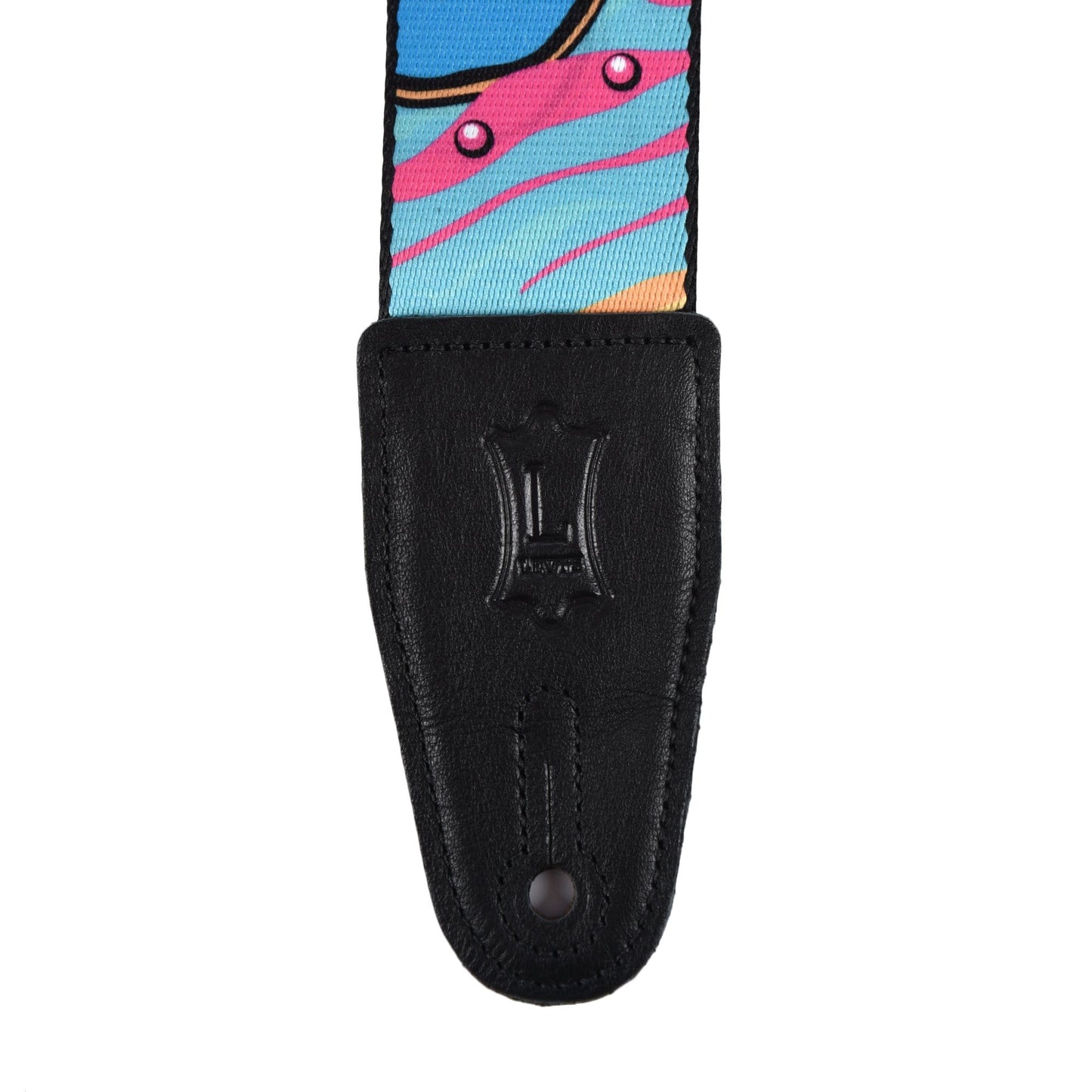 Levy's 2" Wide Polyester Guitar Strap Sprinkled & Glazed Donuts Motif Accessories / Straps