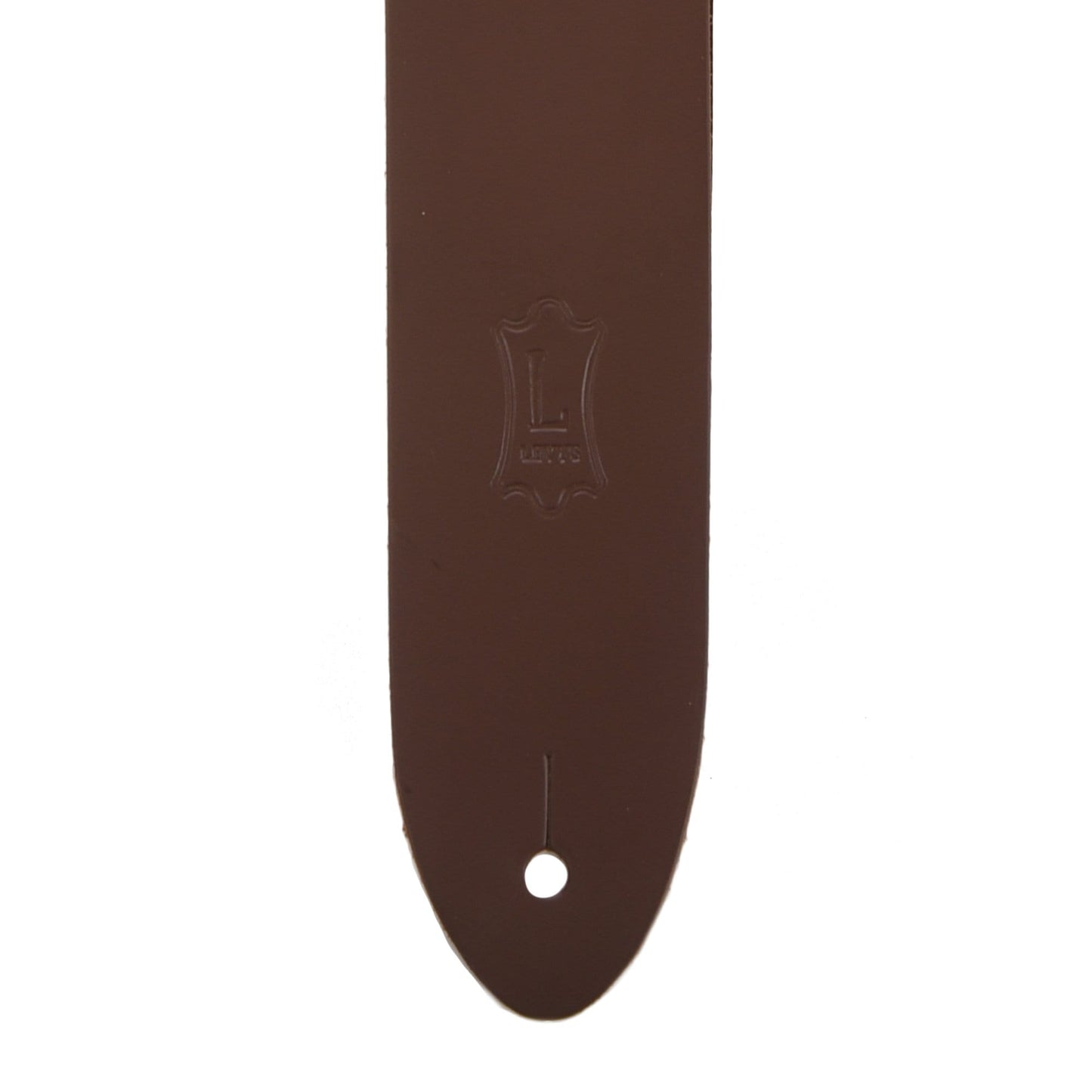 Levy's Classics Series M12 Chrome-Tan 2" Leather Guitar Strap Brown Accessories / Straps