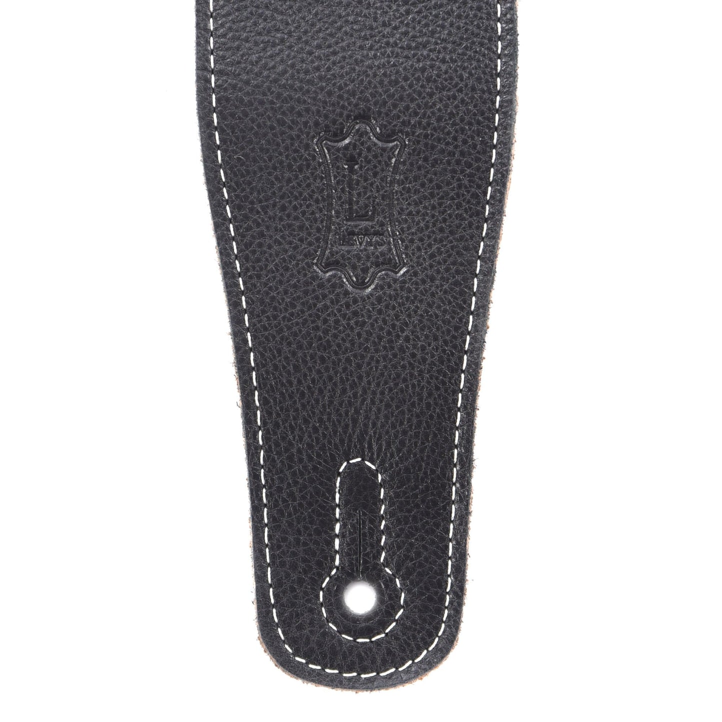 Levy's Deluxe Series Lucky Line 2.5" Wide Garment Leather Guitar Strap Clover Accessories / Straps