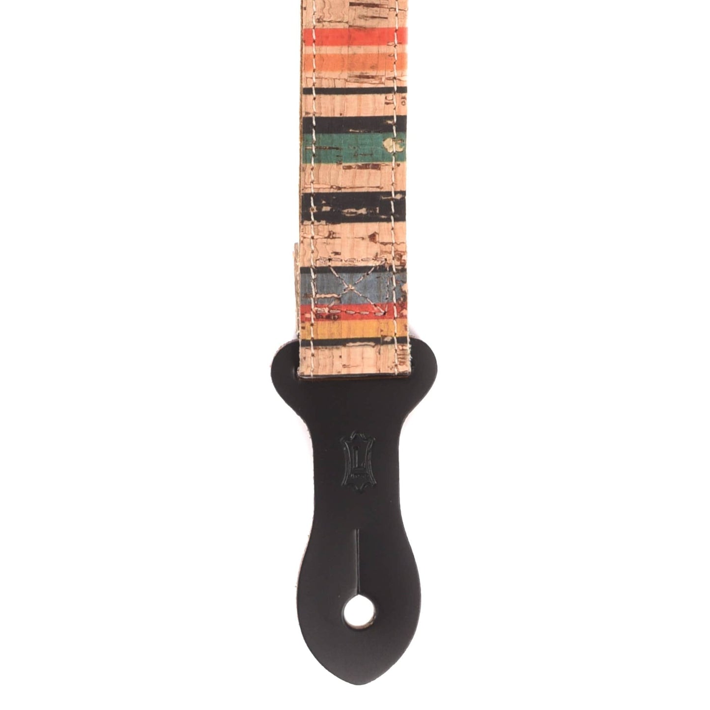 Levy's Folk Instrument Series 1" Wide Cork Mandolin Ukulele Strap Stripe Accessories / Straps