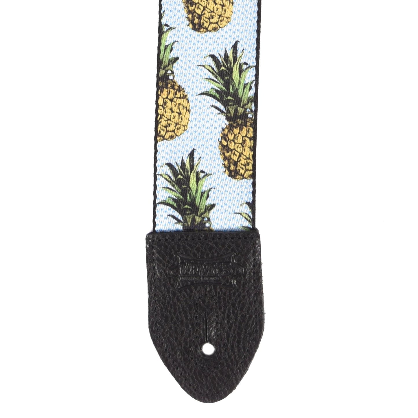 Levy's Print Series 2" Wide Polyester Guitar Strap Pineapple Accessories / Straps