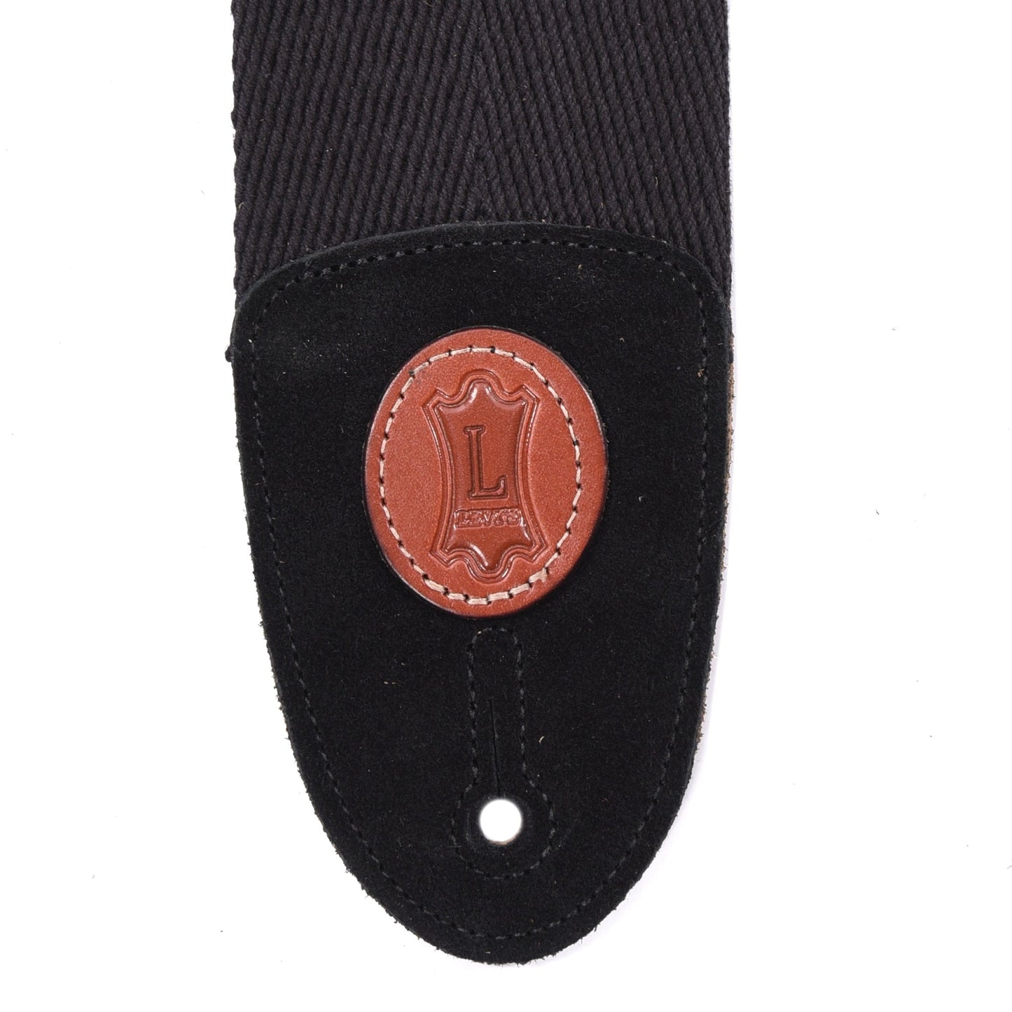 Levy's Signature Series 3" Wide Heavy-Weight Cotton Bass Strap Black Accessories / Straps