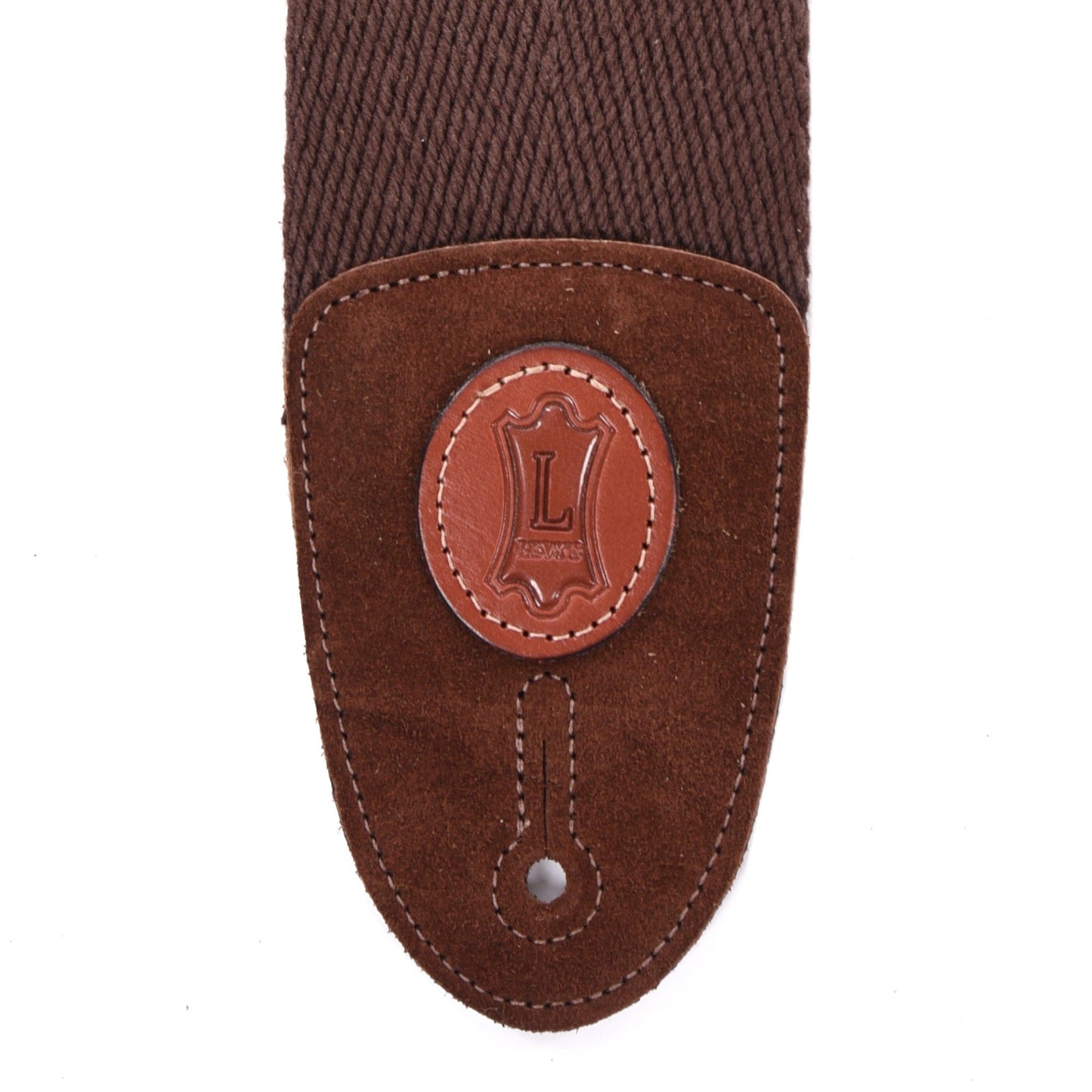 Levy's Signature Series 3" Wide Heavy-Weight Cotton Bass Strap Brown Accessories / Straps