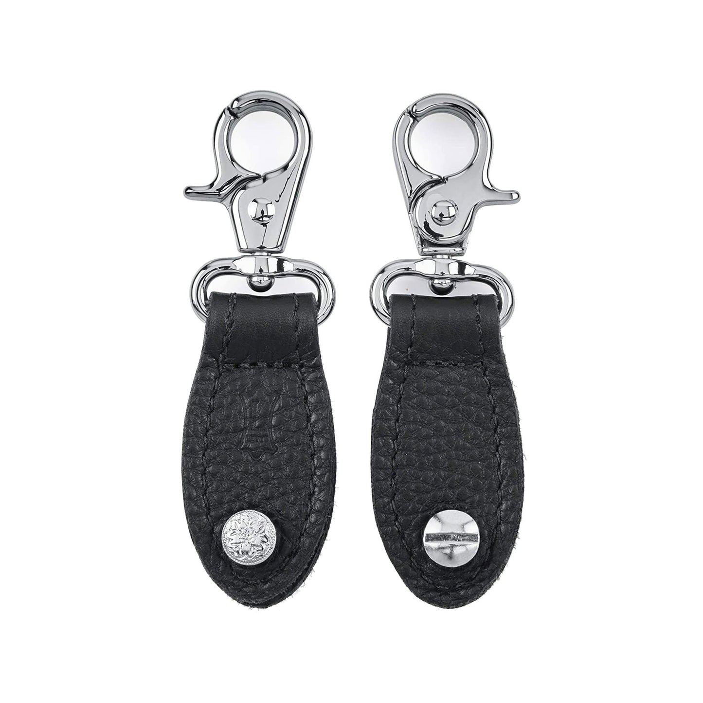 Levy's Strap Converters Black w/Chrome Hardware Accessories / Straps