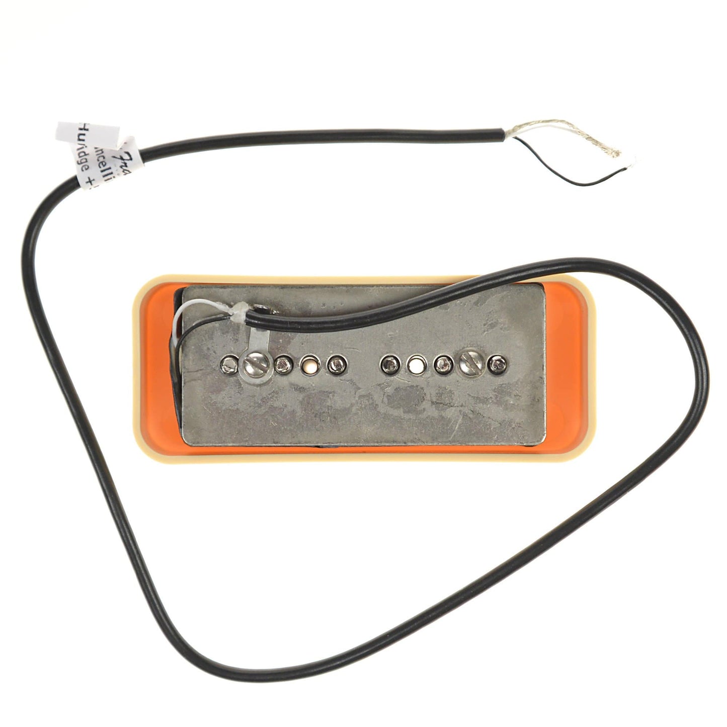 Lindy Fralin Hum-Cancelling P-90 Soap Bar Pickup Bridge Cream 2-Conductor 5% Overwound Parts / Guitar Pickups