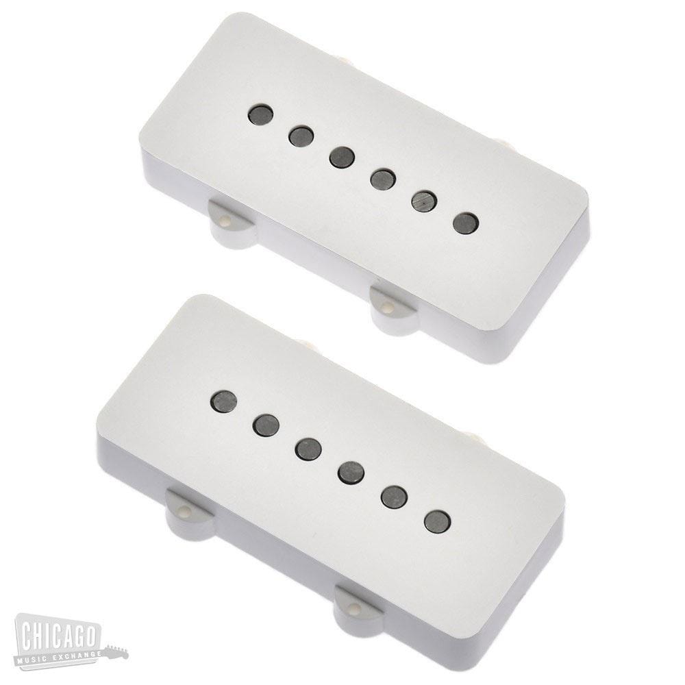 Lindy Fralin Jazzmaster Stock Pickup Set White Parts / Guitar Pickups