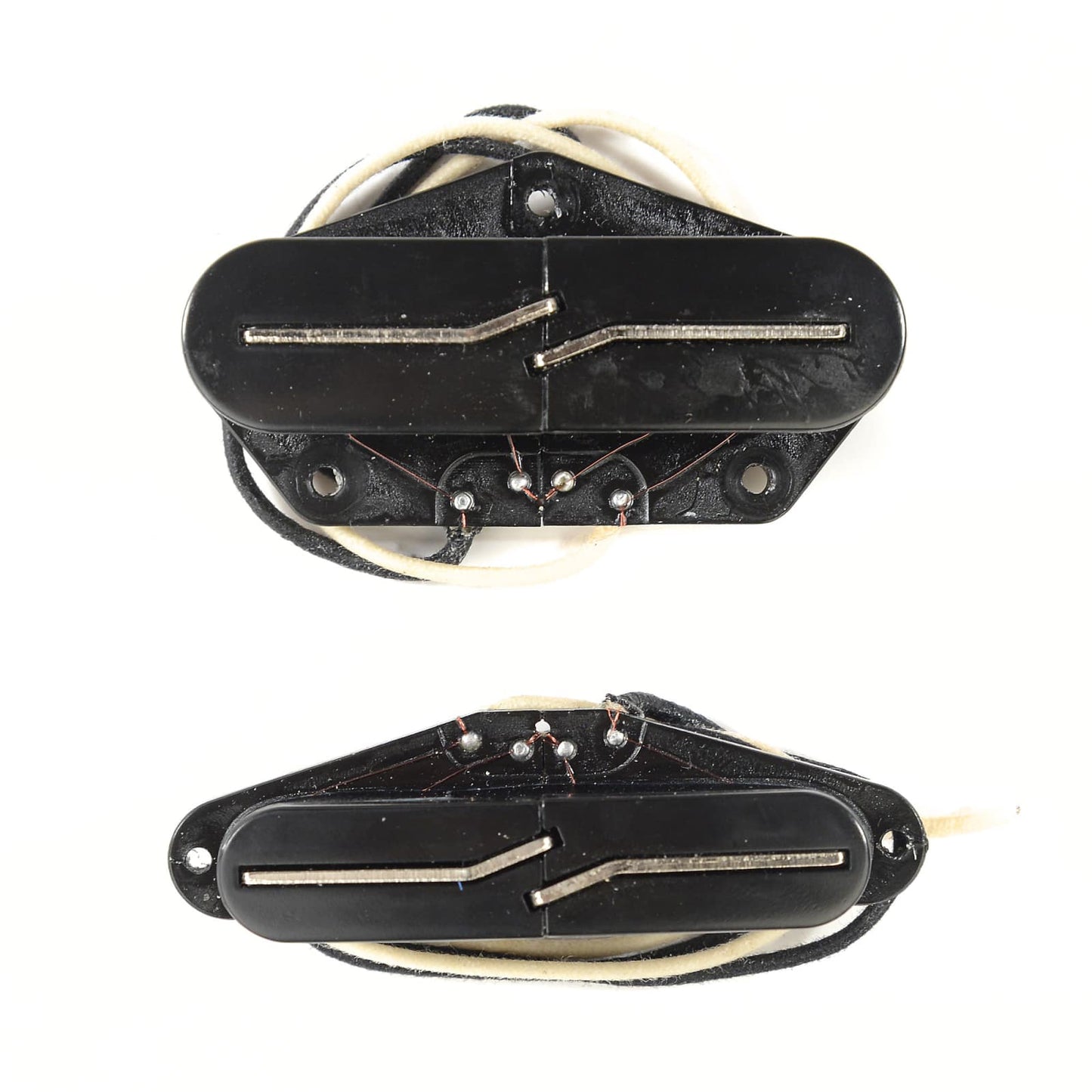 Lindy Fralin Tele Split Blade High Output Round Radius Black Parts / Guitar Pickups