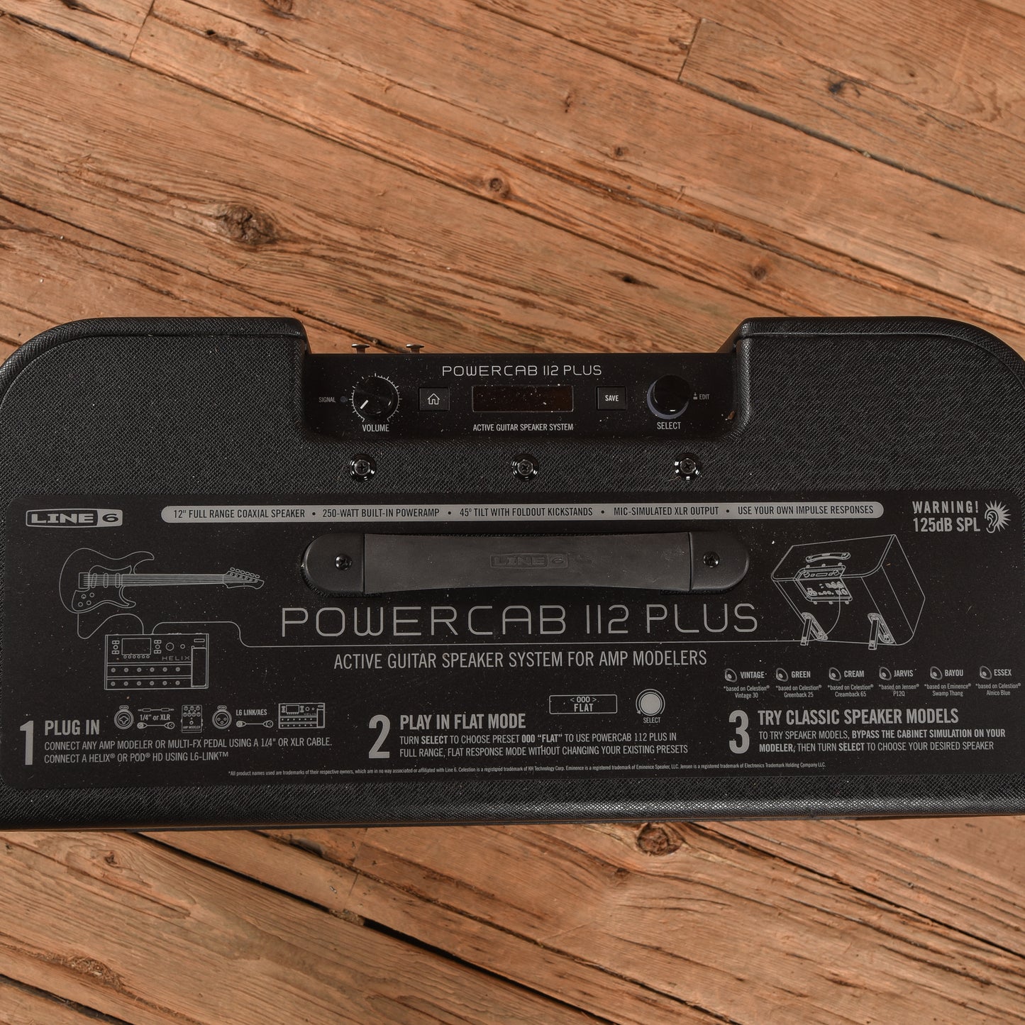 Line 6 Powercab 112 Plus 250-Watt 1x12" Active Guitar Speaker Cabinet Amps / Guitar Amps / Guitar Cabinets