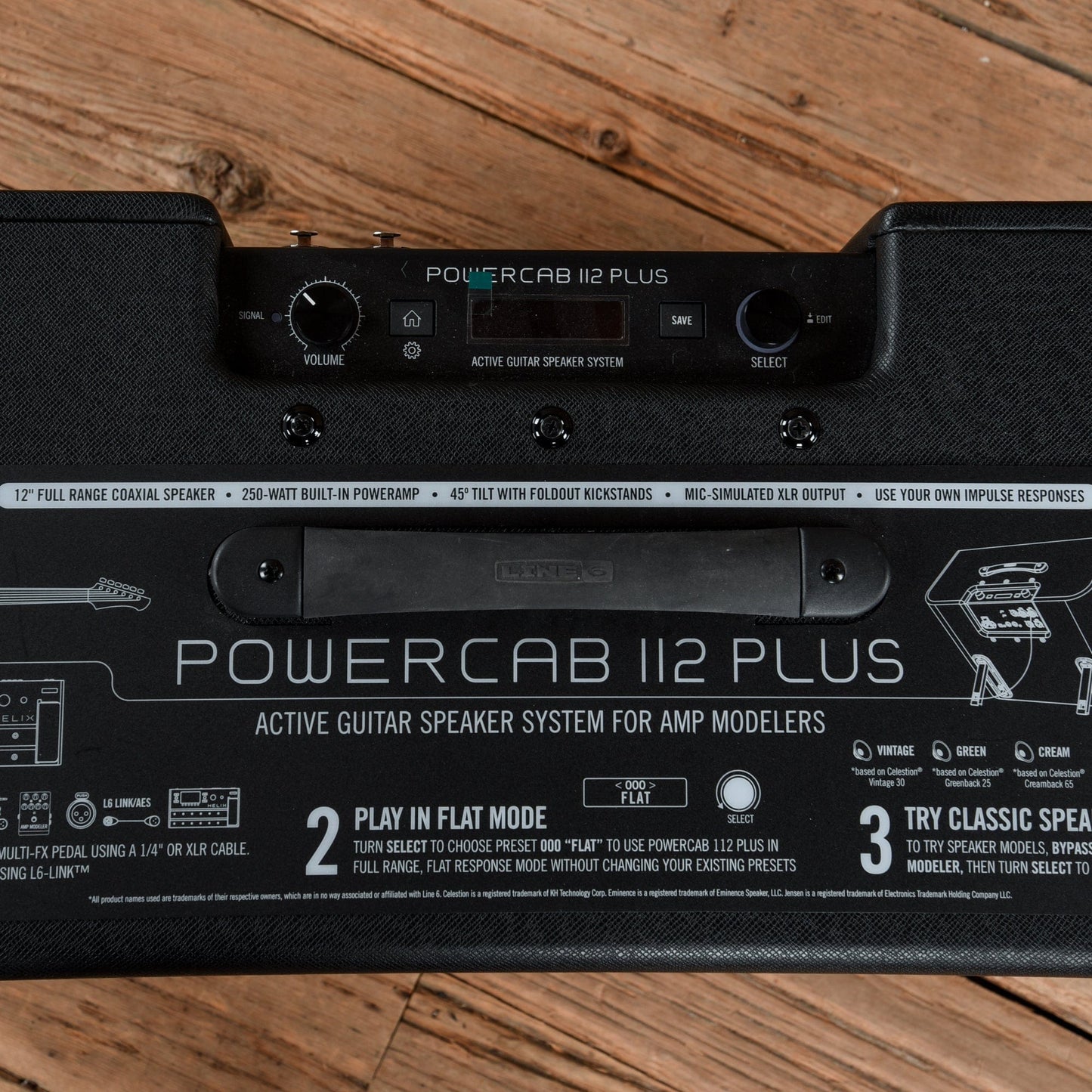 Line 6 Powercab 112 Plus 250-Watt 1x12" Active Guitar Speaker Cabinet Amps / Guitar Cabinets