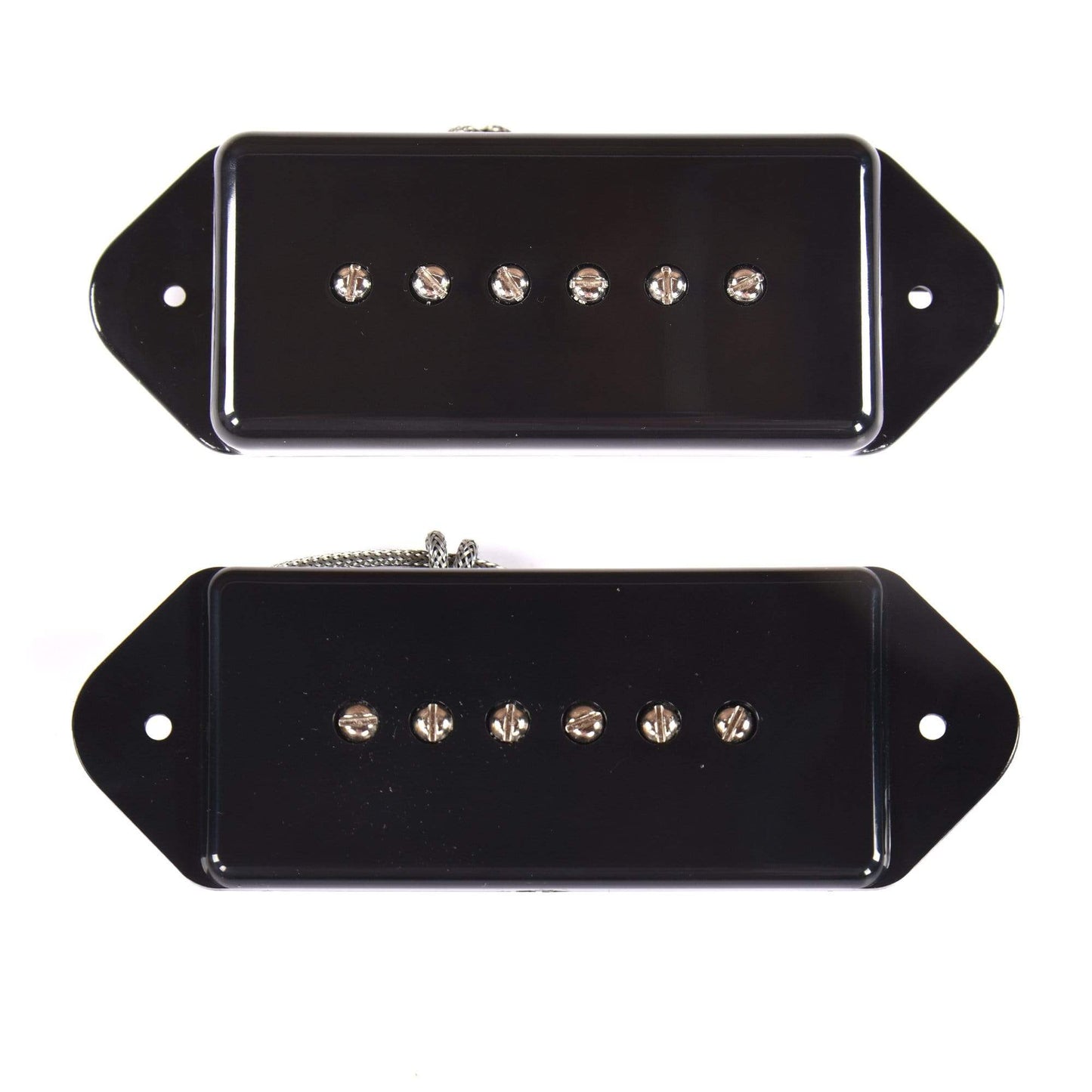 Lollar P-90 Dog Ear Set Black w/Short Neck Parts / Guitar Pickups