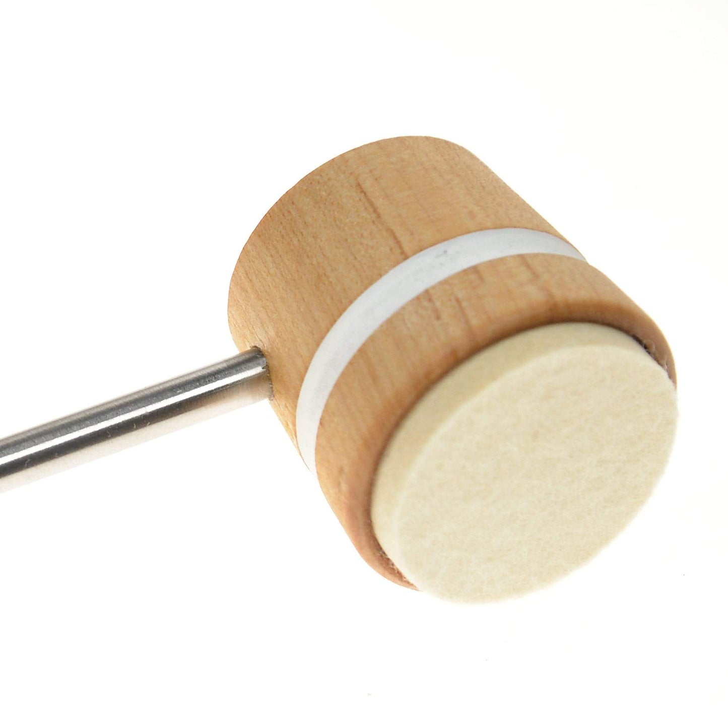 Low Boy Lightweight Felt Bass Drum Beater Natural w/White Stripe Drums and Percussion / Parts and Accessories / Drum Parts