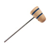 Low Boy Standard Wood Bass Drum Beater Natural Maple w/Blue Stripes Drums and Percussion / Parts and Accessories / Drum Parts
