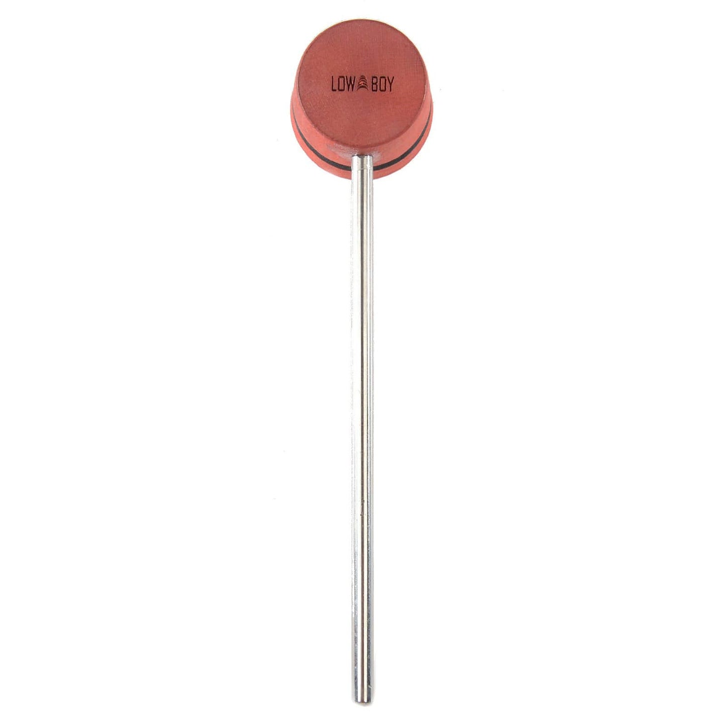 Low Boy Lightweight Wood Bass Drum Beater Red w/Black Stripes Drums and Percussion / Parts and Accessories / Drum Sticks and Mallets